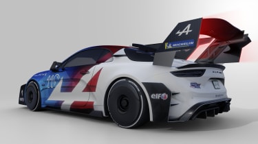 Alpine A110 Pikes Peak - rear/nearside static